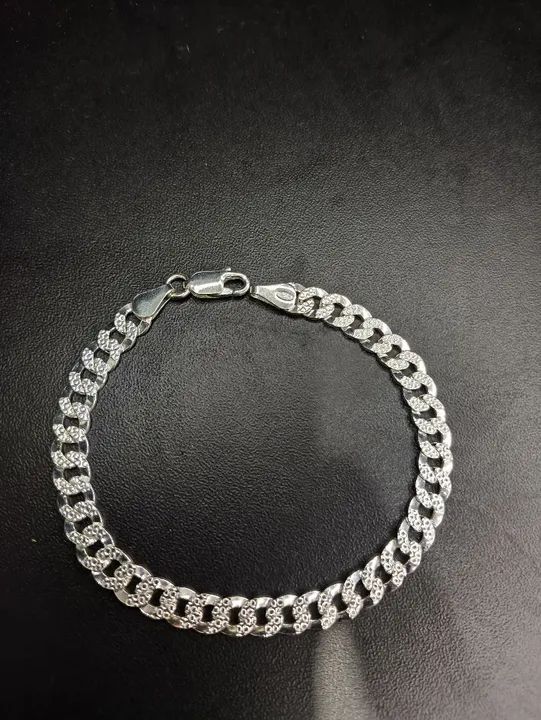 Pulseira Masculina Prata 925 - Corrente Curb - Foto 2