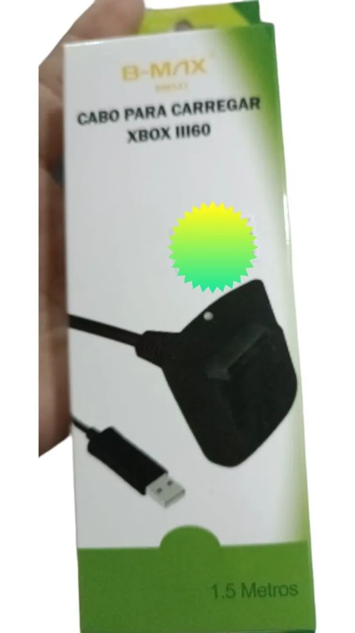 Cabo Para Carregar controle Xbox 360 1.5 Metros