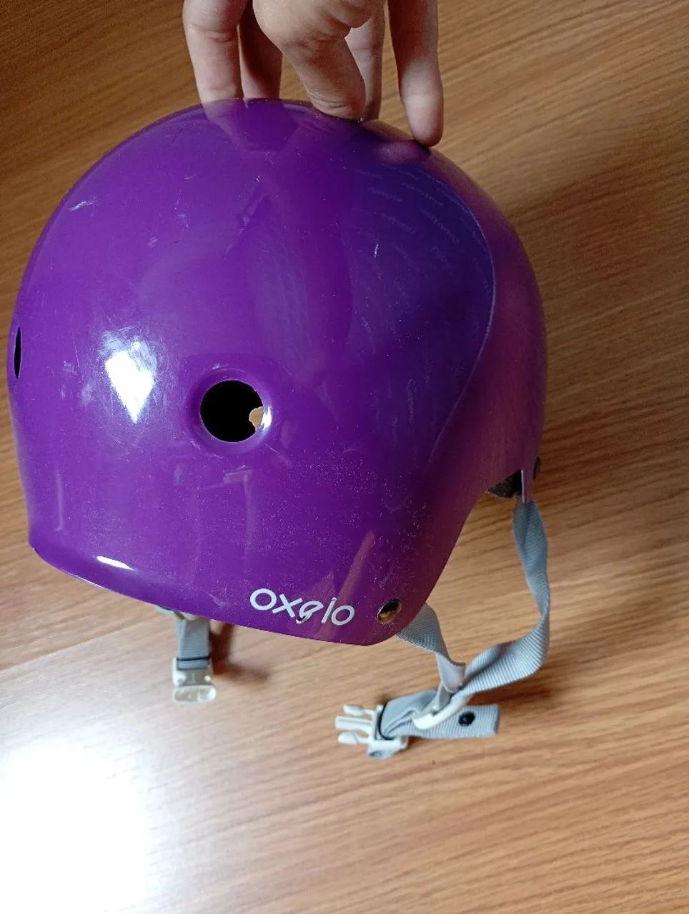 Capacete Infantil Roxo - Foto 3