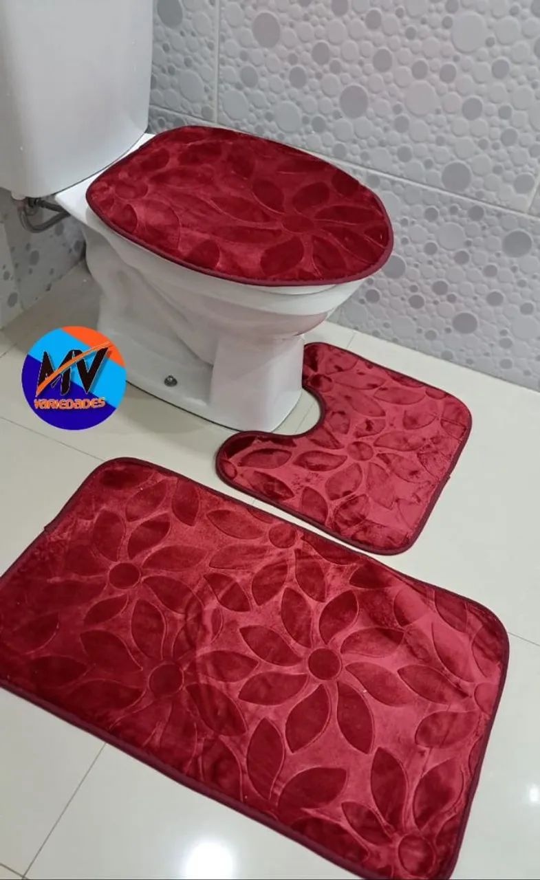 Tapete para Banheiro 3 Peças - Foto 2
