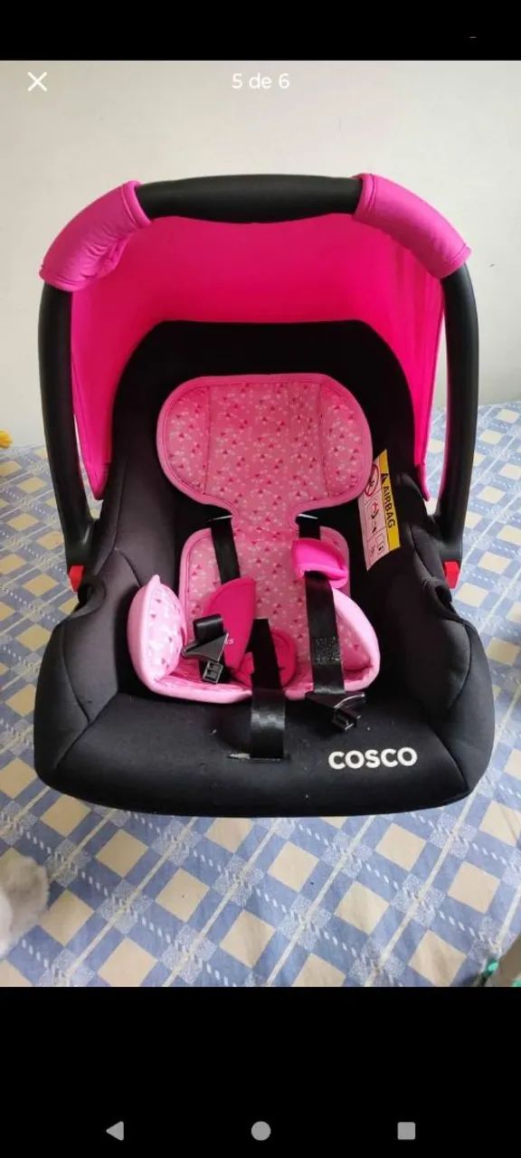 Bebê conforto rosa - Foto 2