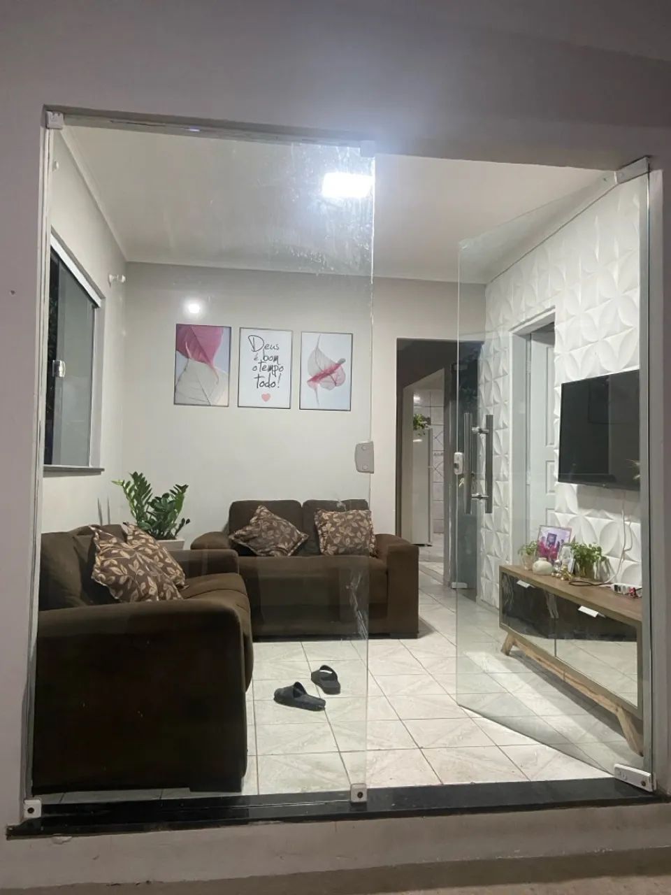 Folha de vidro temperado lado fixo  - Foto 2