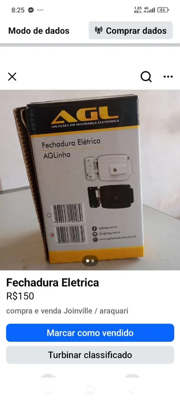 Fechadura Elétrica AGLinha