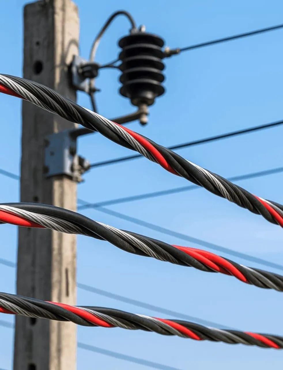 SUPEROFERTA So $:26.98 Cabo Cabos 50mm Multiplex Quadruplex 4 Condutores Todos Isolados