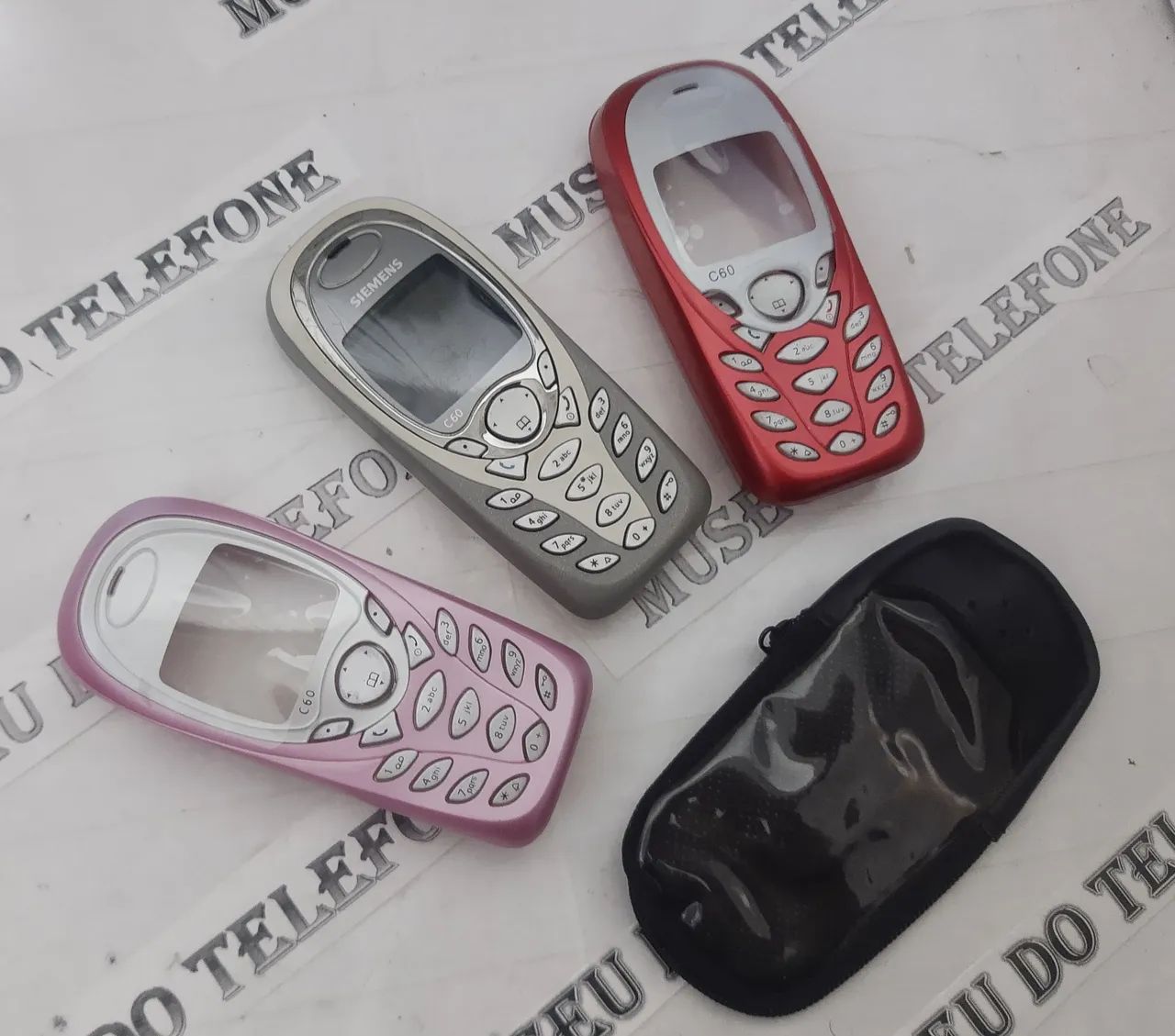  Siemens C60 celular antigo RELIQUIA + capas  - Foto 4