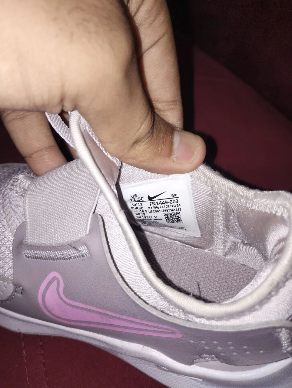 Tênis Nike Infantil Flex Runner 3 Rosa e Cinza - Foto 2