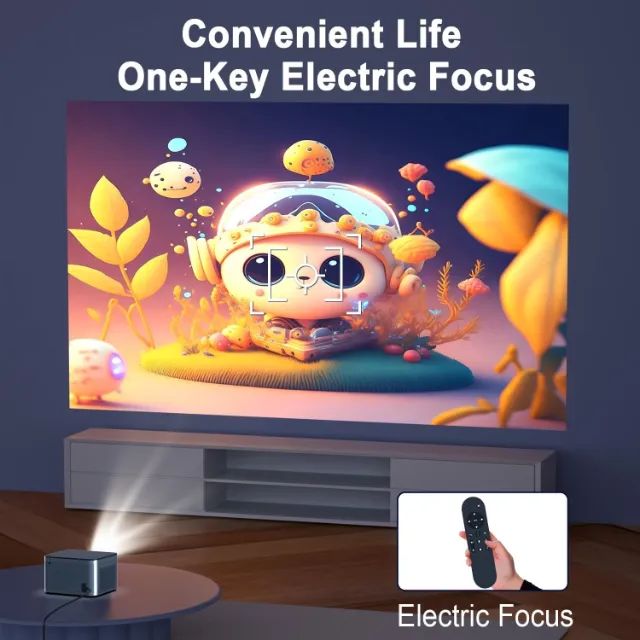 Projetor Magcubic HY350 Pro 580ANSI Android 11 4K Foco eletrônico Controle Bluetooth Novo! - Foto 3