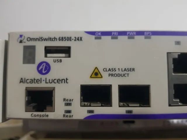 Switch Alcatel-lucent 6850e-p24 Portas SEM A FONTE