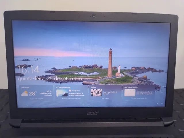 Notebook Acer: Intel dual core, 4gb, já com ssd. (aparelho muito bem conservado)64317907547394122