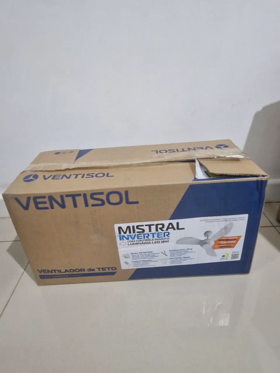Ventilador de Teto Branco com Controle Remoto - Foto 2