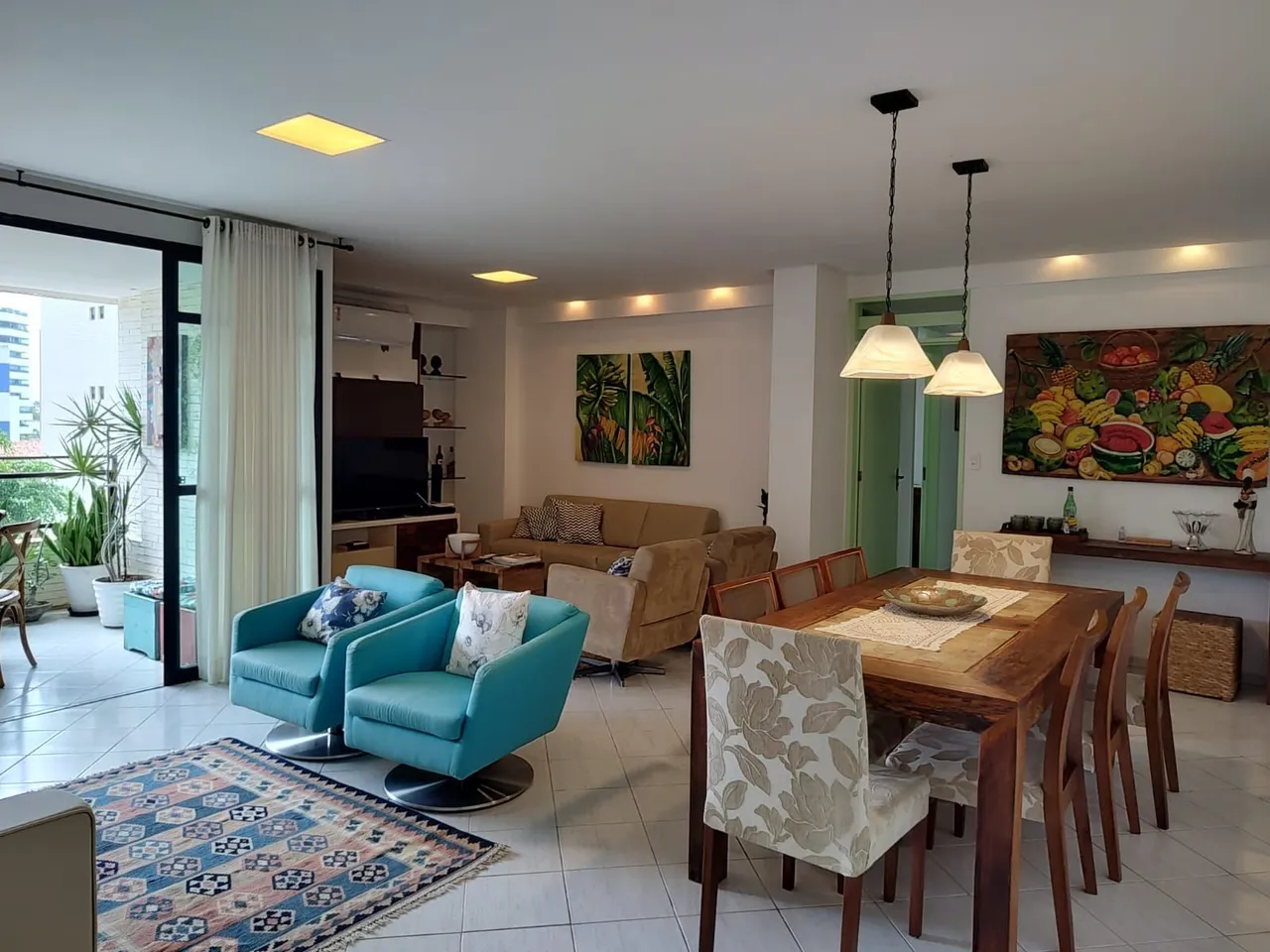 INTERMARES I MOBILIADO 200m² 4 SUITES 2 VAGAS COBERTAS NASCENTE SUL 2° ANDAR