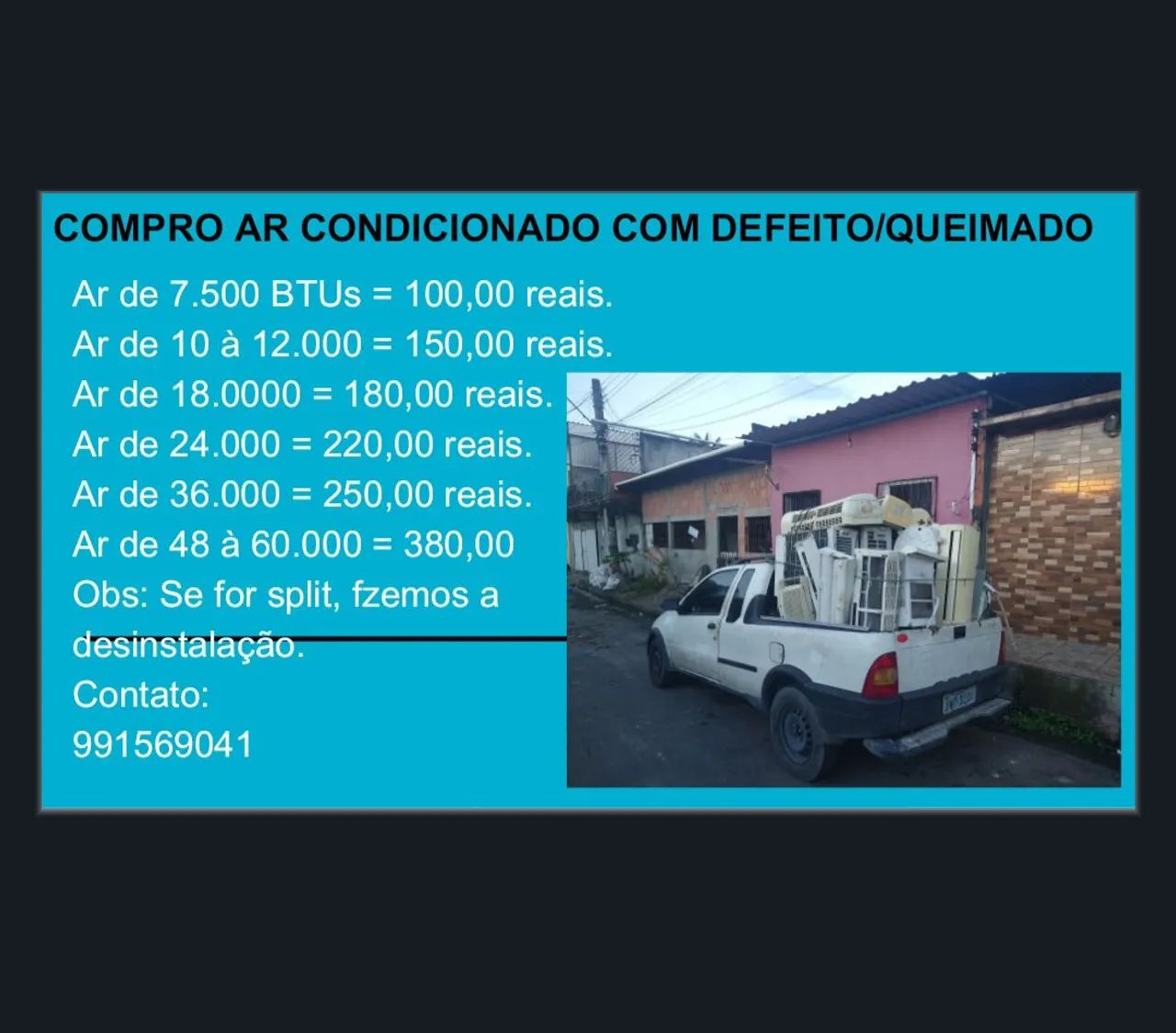 Ar Condicionado com Defeito/Queimado - Foto 2