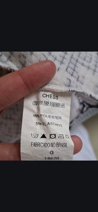 Blusa com Padrões Geométricos Tamanho Grande - Foto 4