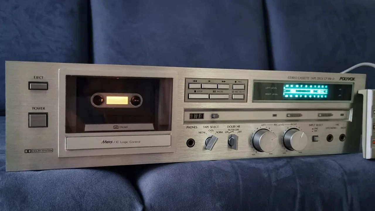 Tape deck Polyvox CP950D com controle remoto (revisado) - Foto 3