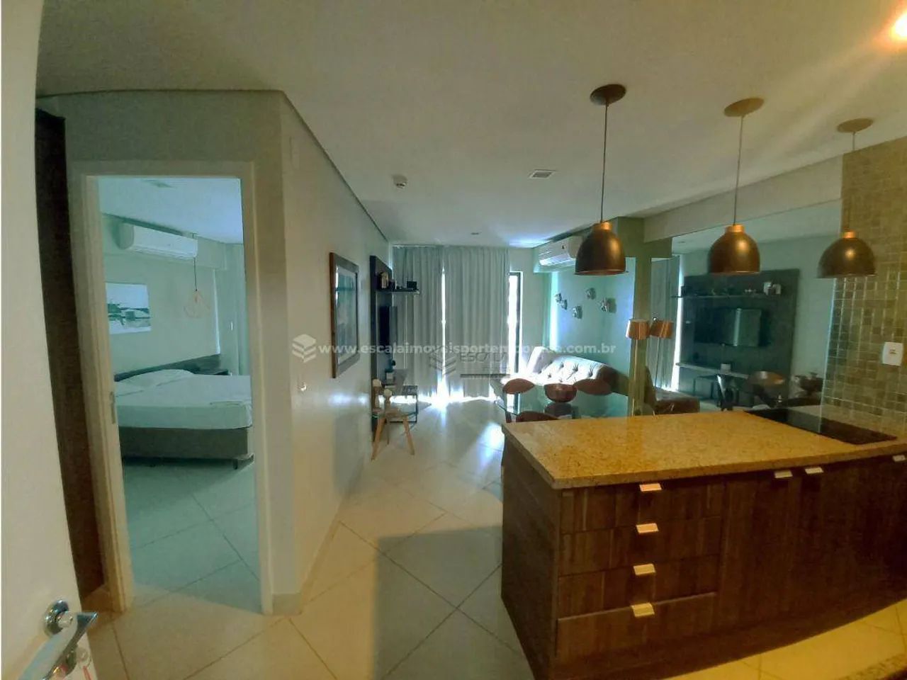 Apartamento para alugar, 45 m² por R$ 220,00/dia - Meireles - Fortaleza/CE - Foto 3