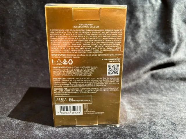 perfume deo colônia aura beauty 100ml - edt - Foto 3
