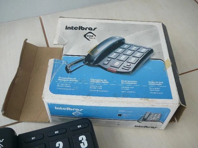 Telefone fixo (com fio) Tok Fácil - Intelbras (mostruário) - Foto 2
