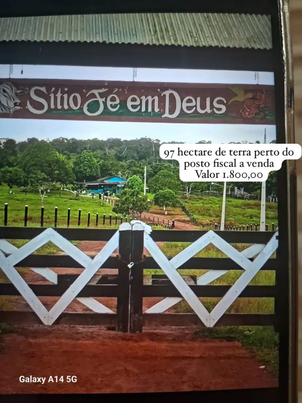 97 hectares perto do posto fiscal tucandeira is informações
