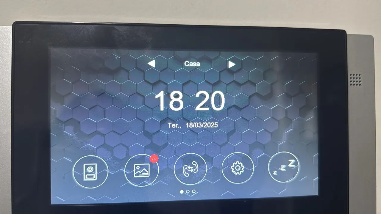 Vídeo porteiro com Tela Touchscreen