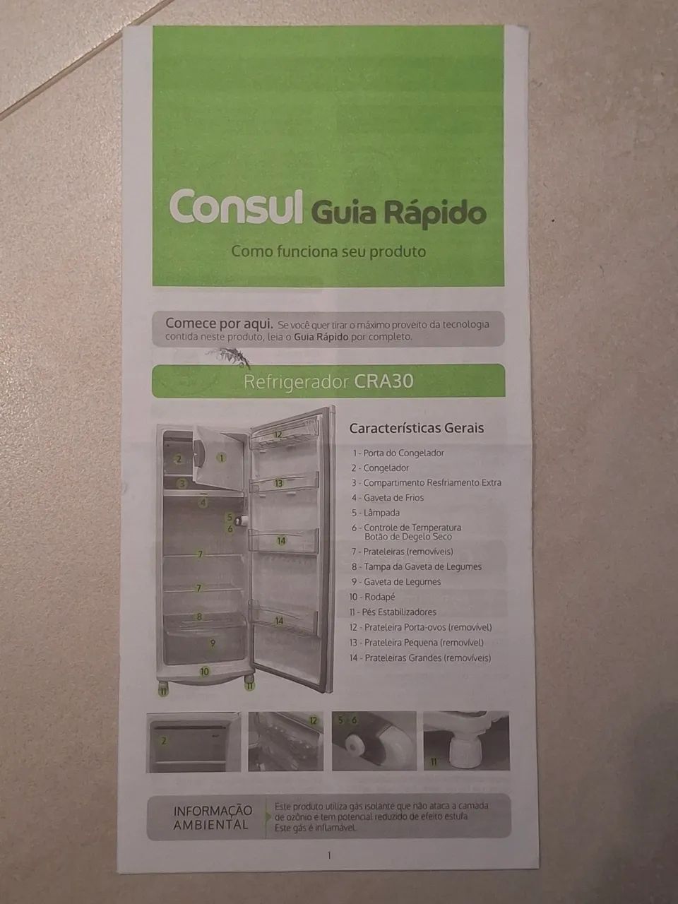 Geladeira Consul Degelo Seco 261 litros - Foto 6