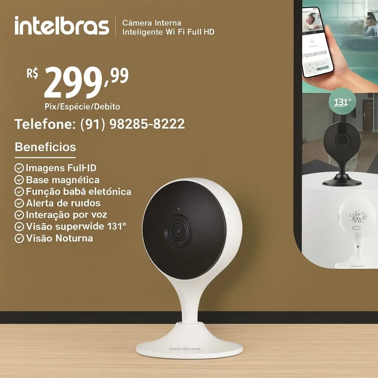 Câmera Im3 intelbras original