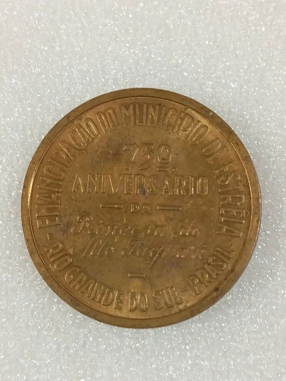 Medalha Comemorativa 75º Aniversário de Estrela -  Princesa do Alto Taquari - Foto 5