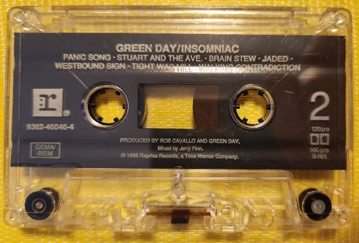 Fita Cassette Green Day - Insomniac - Foto 4