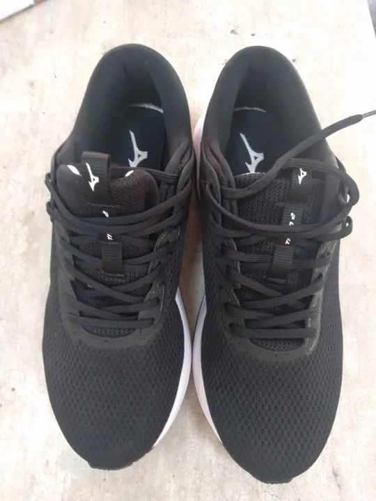 Tênis Mizuno Wave Titan 2 Masculino - Preto-N41-NOVO SEM USO! - Foto 2