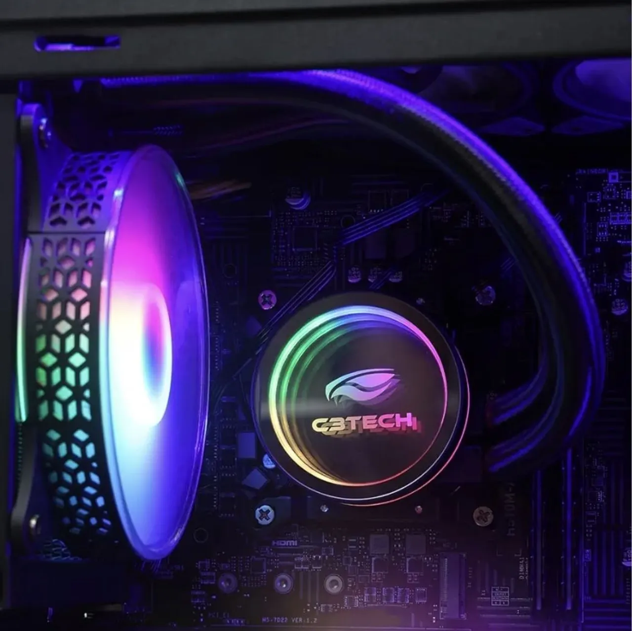 Watter Cooler para PC Gamer C3Tech com Iluminação RGB