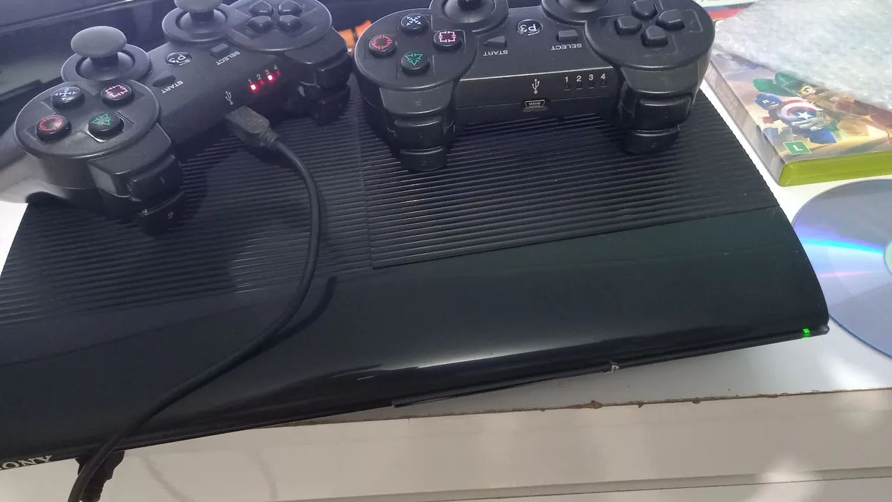Playstation 3 Super Slim, Com HEN instalado e 100% funcionando!! - Foto 4