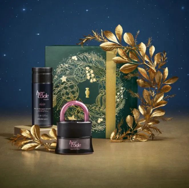 Kit perfume Her Code e óleo corporal o Boticário  - Foto 2