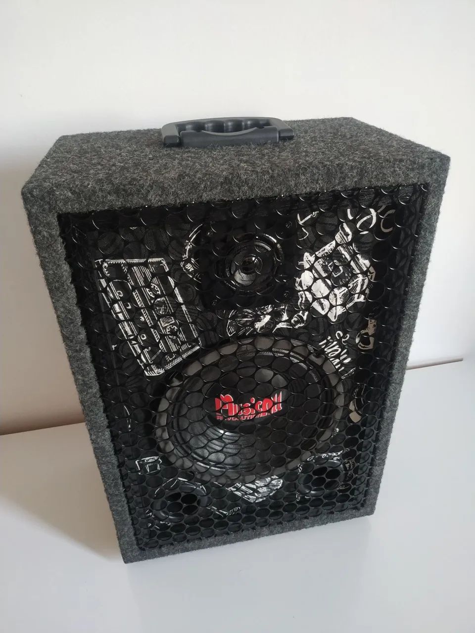 Caixa de Som Ativa Bluetooth Microfone USB Bob - Foto 2