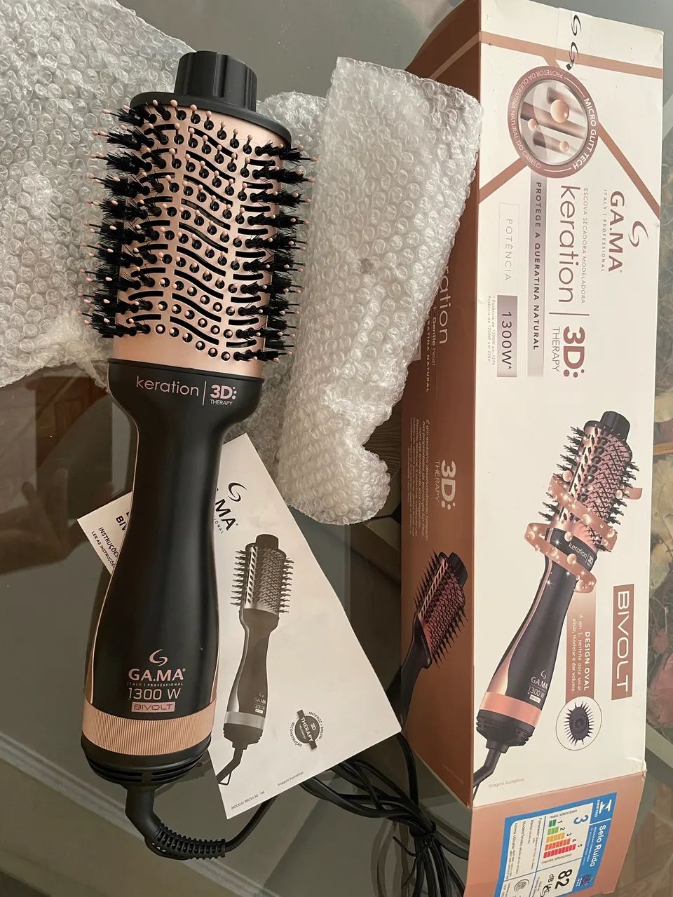 Escova secadora modeladora Keration - Gama Italy