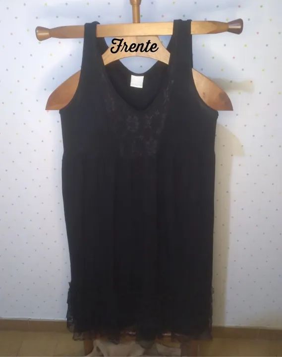 Vestido Preto de Renda - Foto 2