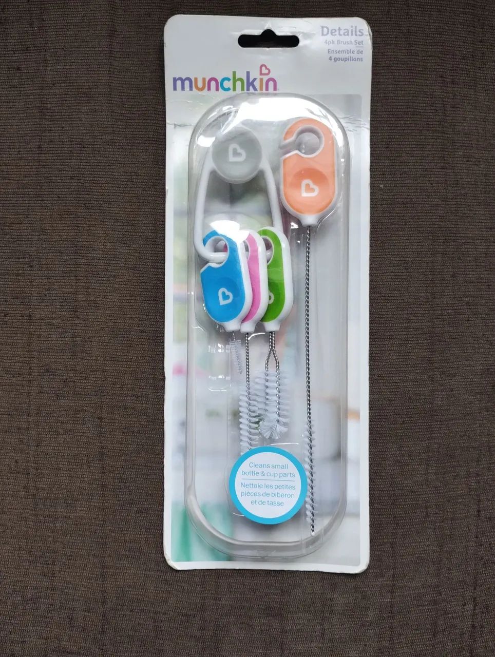 Kit de Escovas para Mamadeiras e Copinhos Munchkin