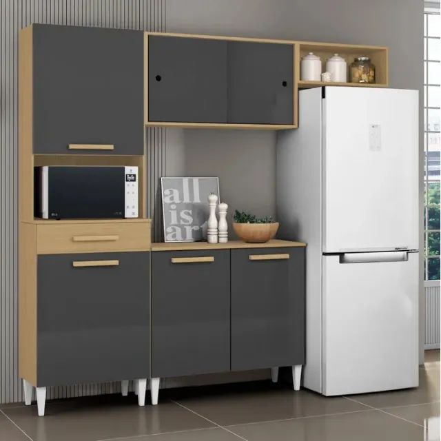 Armário de Cozinha Compacta com 06 Portas 01 Gaveta Novo varios modelos