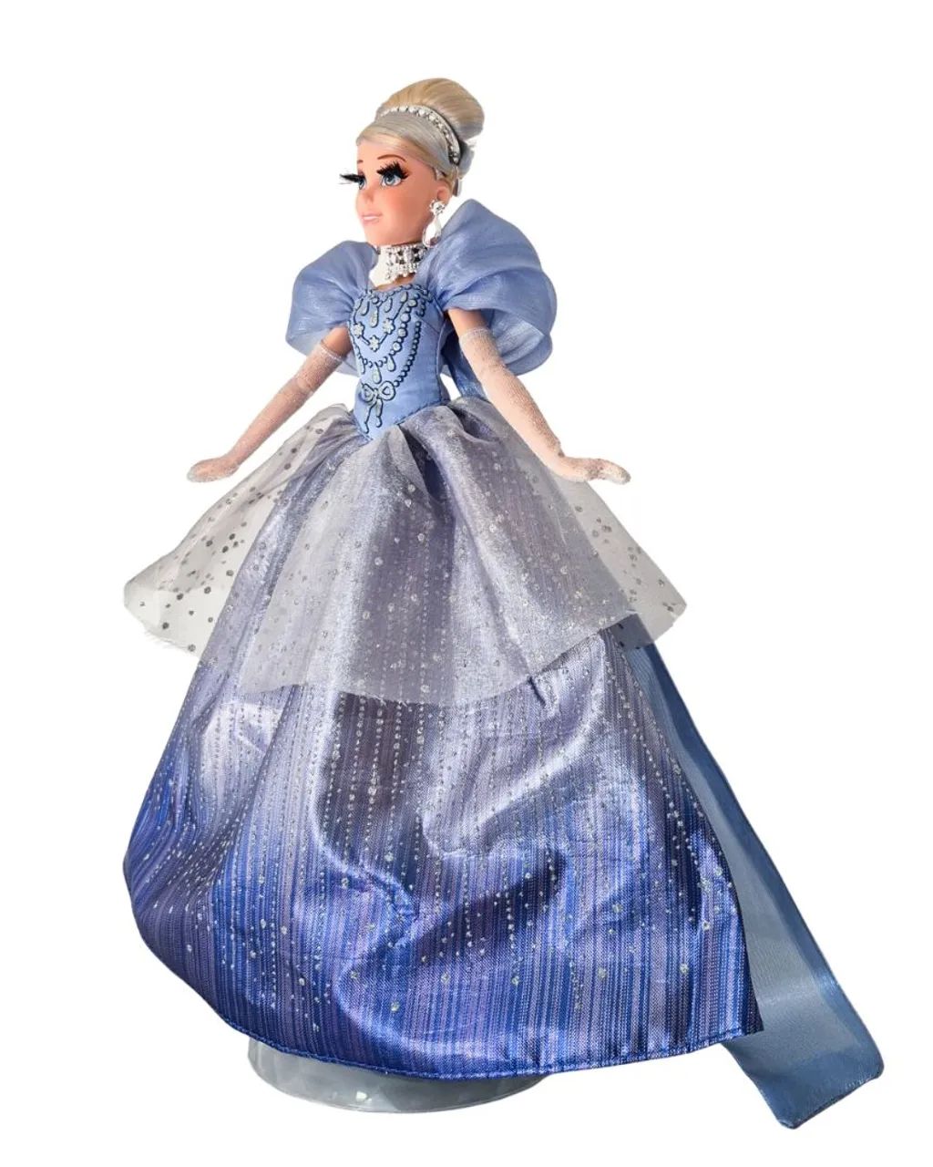 Boneca Disney Style Cinderela Moda Natalina - Foto 3