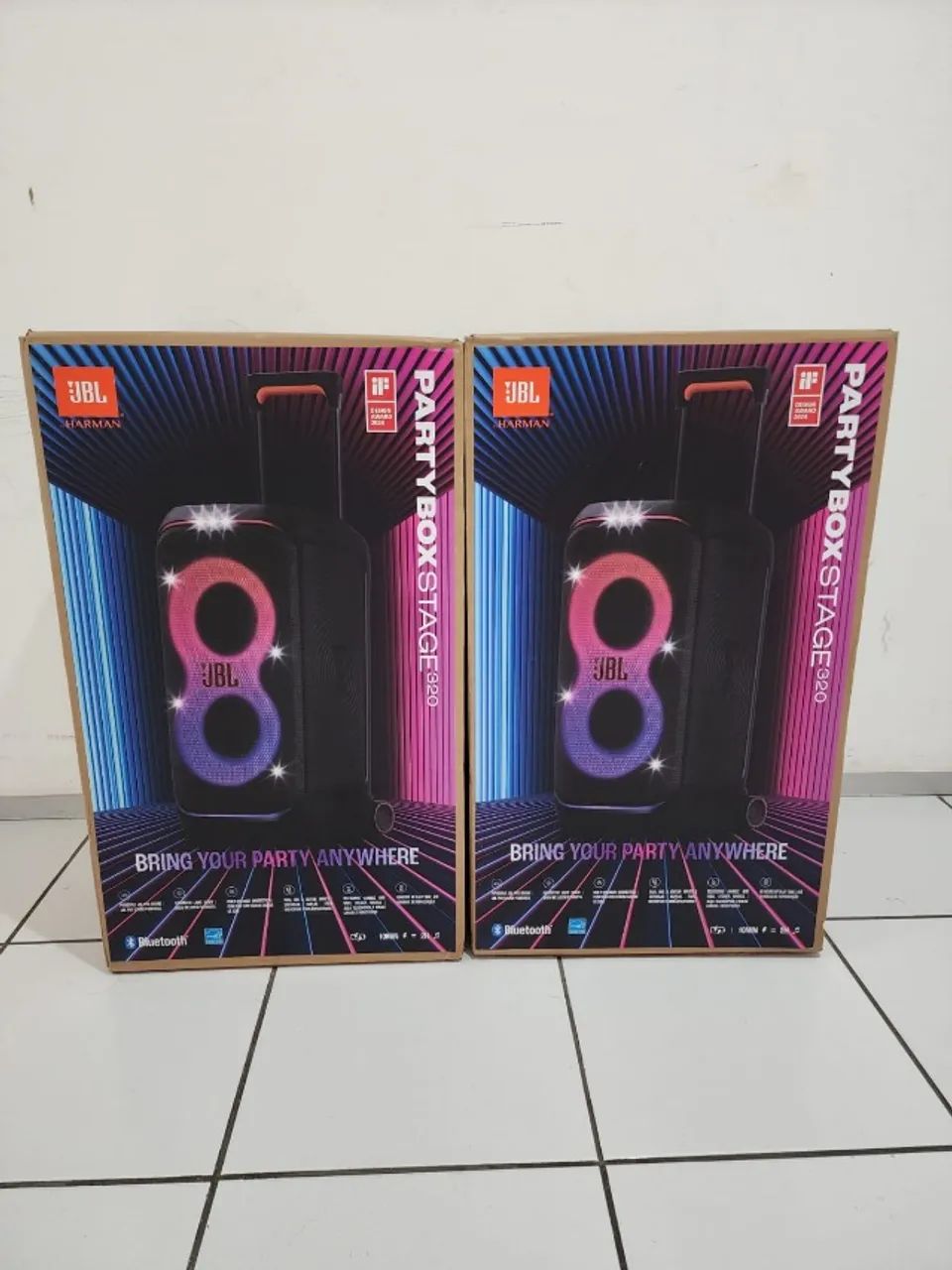 Caixa de Som JBL Partybox Stage 320 [Lacrado com NF e 1 ano de garantia]
