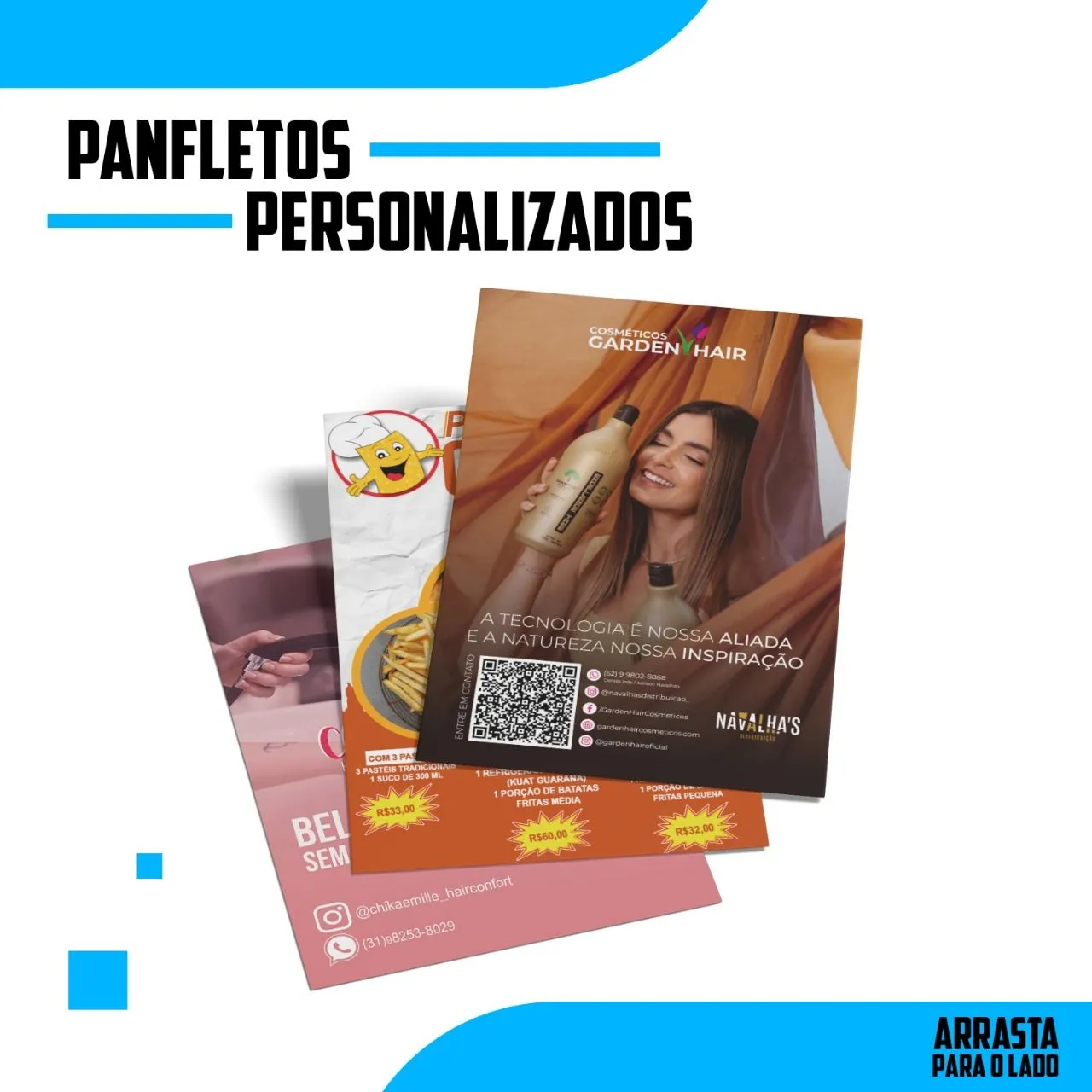 Panfletos Personalizados para seu comércio ou divulgação de eventos! Faça um orçamento já