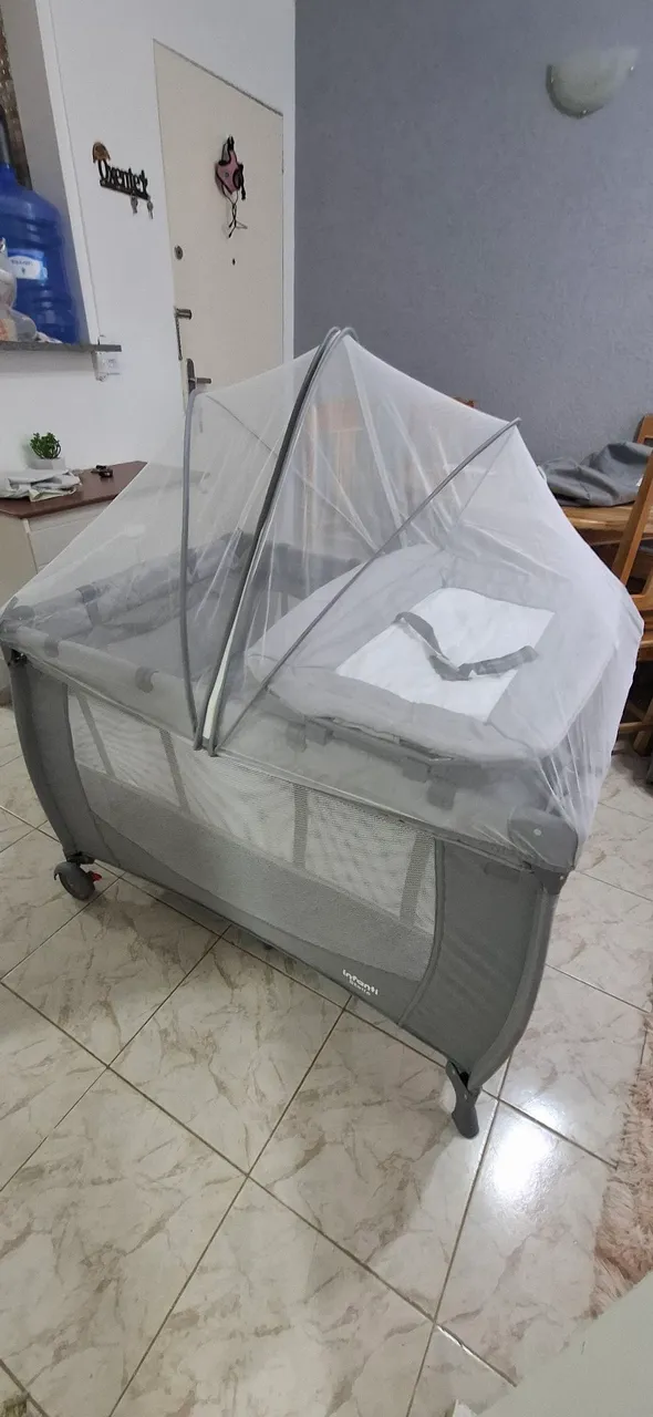 Berço portatil Infanti Stelle Gray