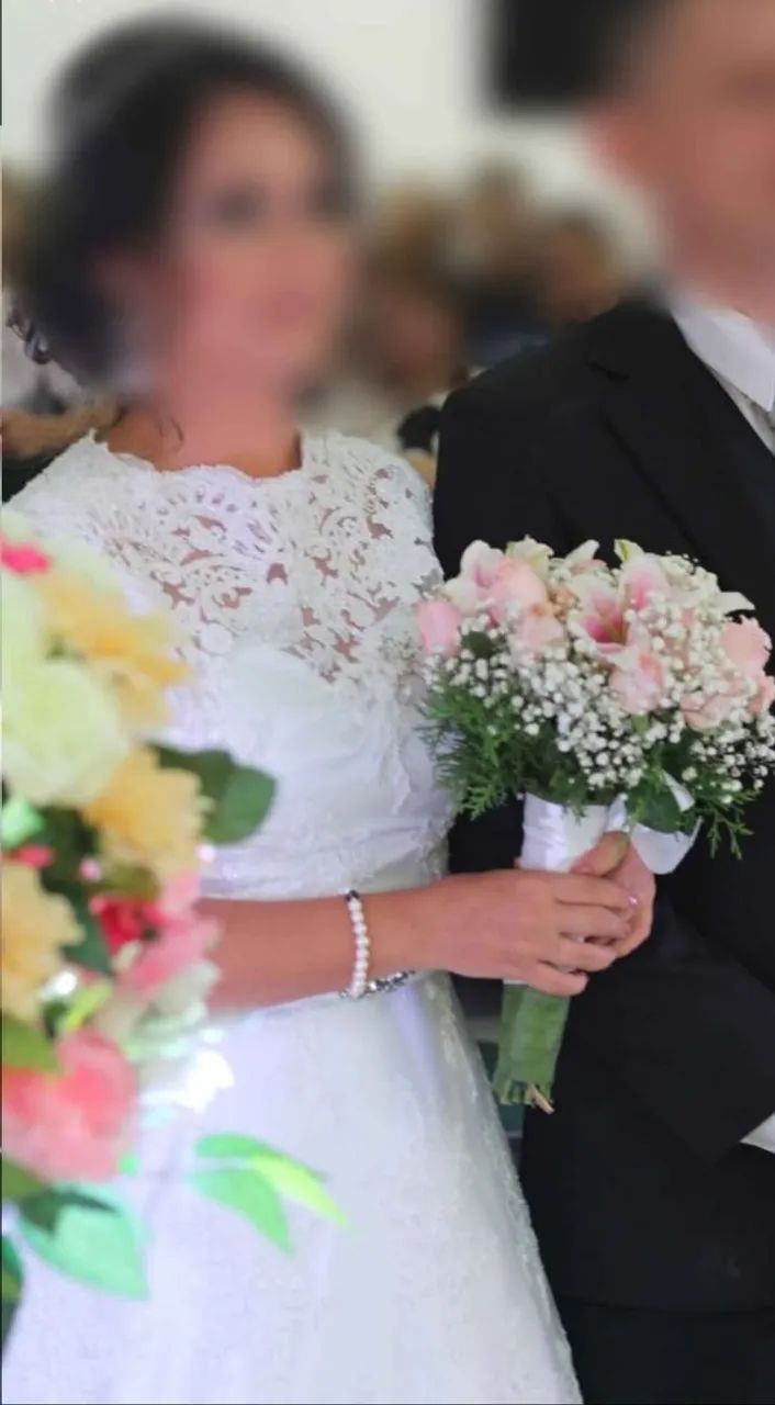 Vestido de Noiva - Usado uma vez - Foto 4