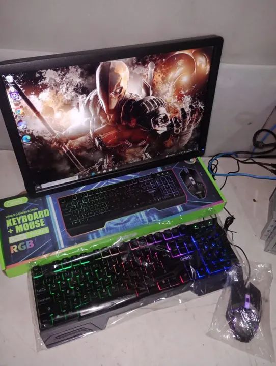 PC COMPLETO CORE I7 / 8GB DE MEMÓRIA/ SSD120GB/HD1TB/MONITOR 19.8"/TECLADO E MOUSE( leia ) - Foto 5