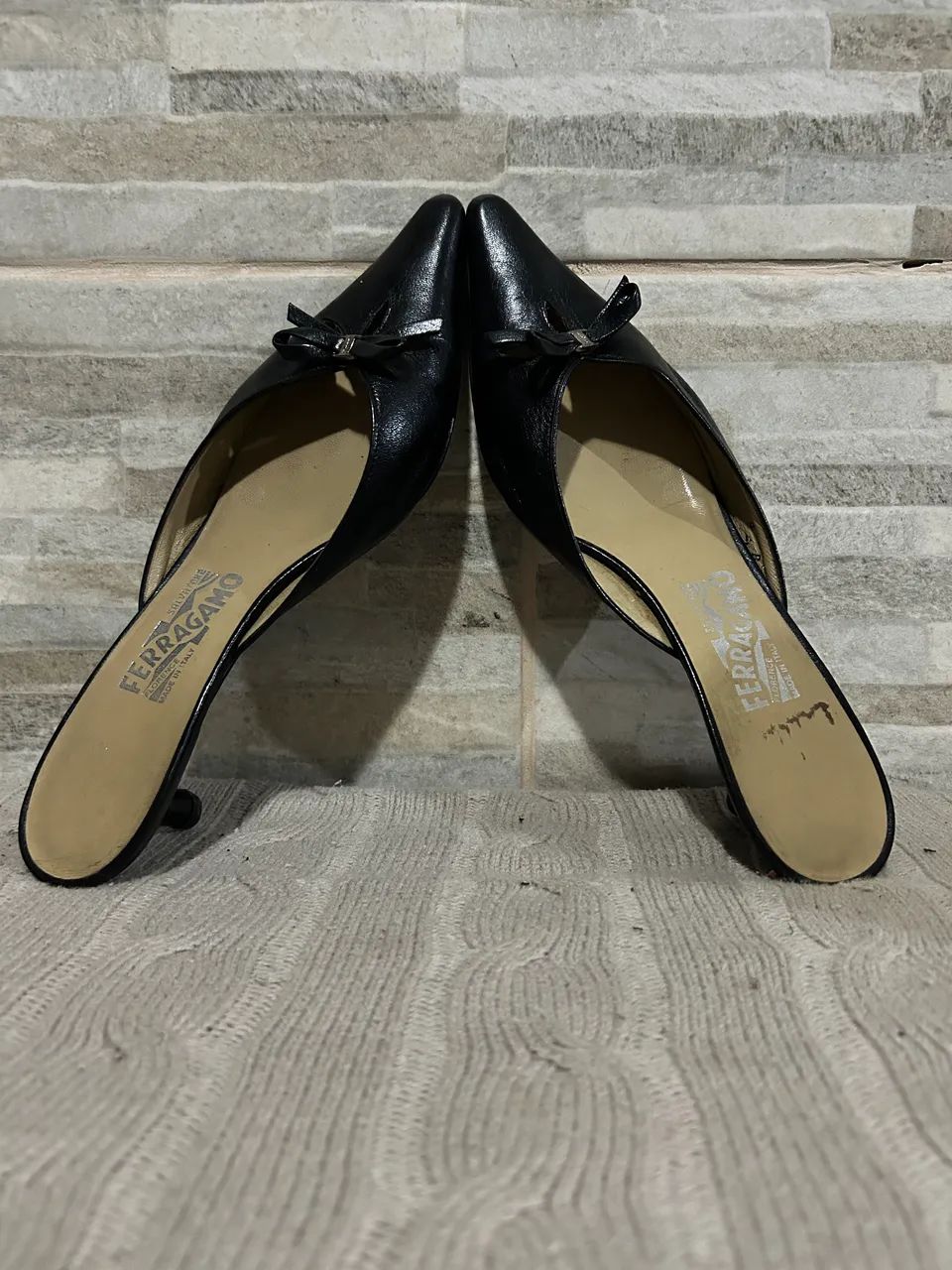 Sandália mule de couro Salvatore Ferragamo 8 - Foto 5