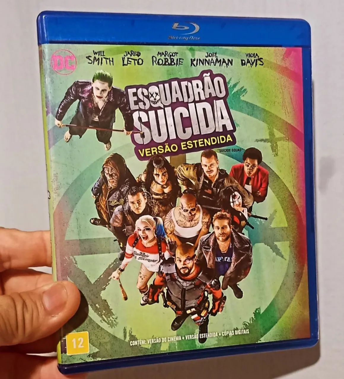 Blu-ray Esquadrão Suicida versão estendida