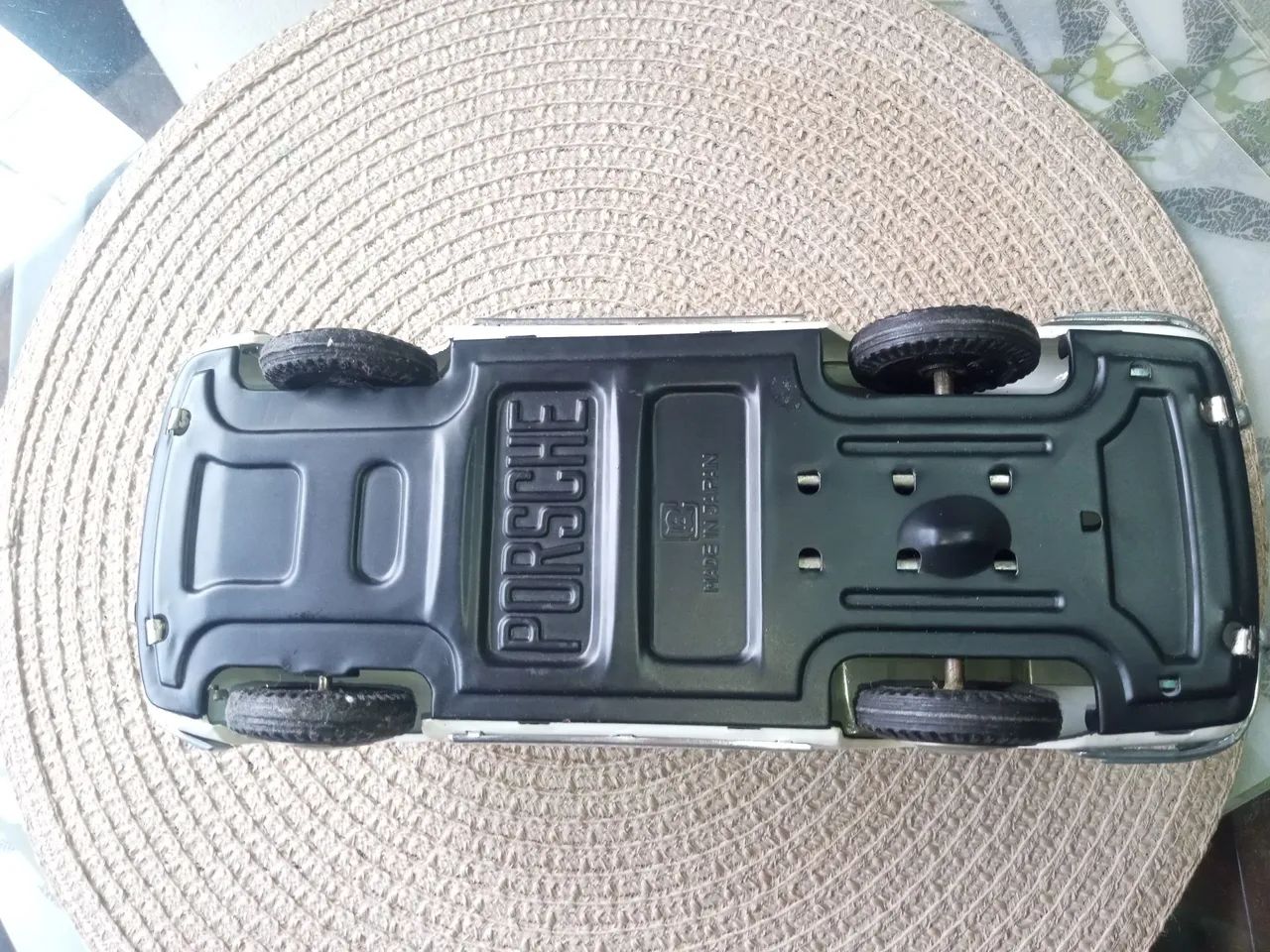 Raro Carrinho de Lata Porsche 911 Bandai Japan - Foto 6