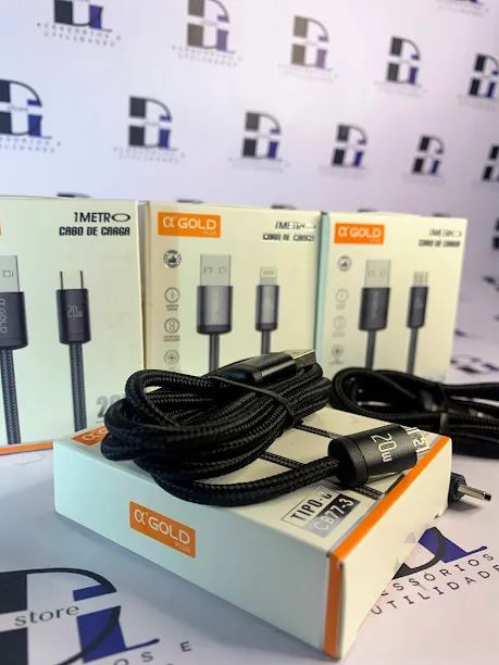 Cabo para fonte USB 20W Agold - Foto 3