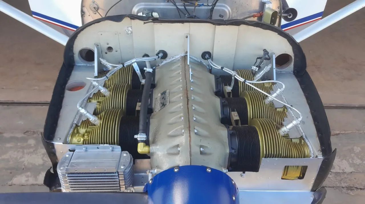 Avião Cessna 172B ano 1961 com motor de 145 HP, no MT - Foto 8