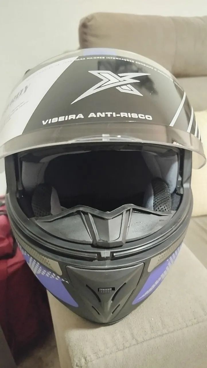 Capacete de Moto NBR 7471 TAM. 58 - Foto 4