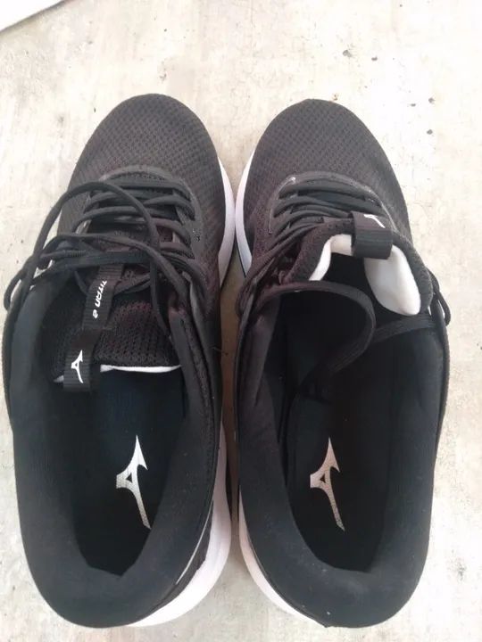 Tênis Mizuno Wave Titan 2 Masculino - Preto-N41-NOVO SEM USO! - Foto 3