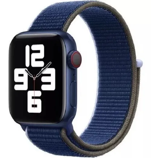 Pulseira De Nylon Loop Compatível com Applewatch e IWO